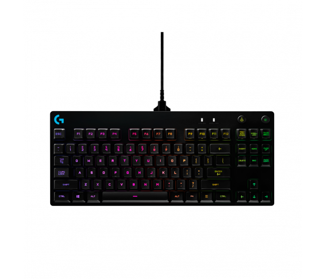 Teclado Gaming Logitech Pro X - Layout US - Switch Exclusivo GX Brown Tactile