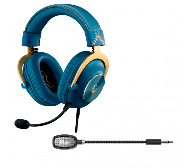 Kit Headset Gamer Logitech G PRO X Edição League of Legends + Microfone Blue Icepop