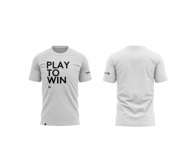  Camiseta Logitech Play To Win - Branca