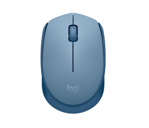 Mouse sem fio Logitech M170 - Azul Claro