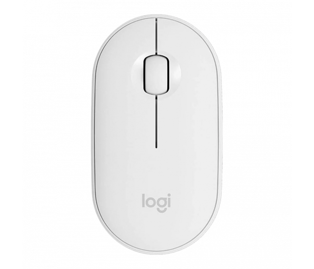 Mouse sem fio Logitech Pebble M350 - Branco