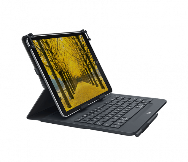Capa com teclado universal Folio para tablets de 10"