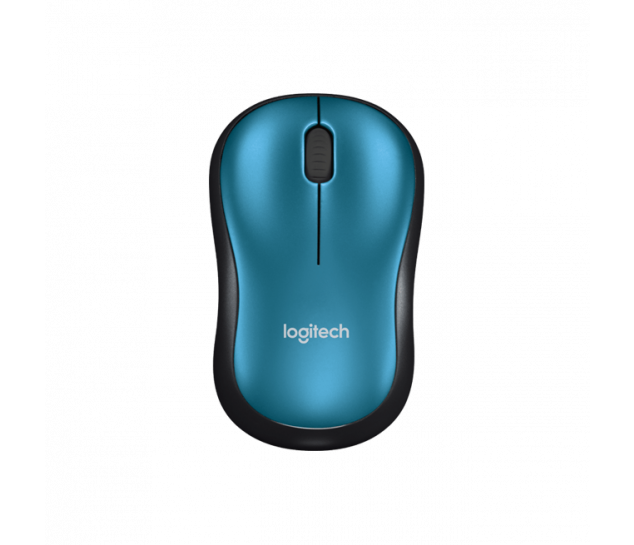 Mouse sem fio Logitech M185 - Azul