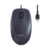 Mouse com fio USB Logitech M90 - Cinza - 1
