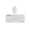 Mouse Sem Fio Logitech Pebble Mouse 2 M350s Branco + Teclado sem fio Logitech Pebble Keys 2 K380s - Branco - 1
