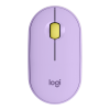Mouse sem fio Logitech Pebble M350 - Lilás Lemonade - 1