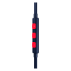Fone de Ouvido Intra-Auricular ASTRO Gaming A03 In-ear Monitors - Vermelho/Azul - 6