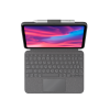 Capa com teclado para tablet Logitech COMBO TOUCH para ipad 10a ger Grafite - 1